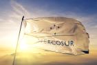 Fahne mit Aufschrift Mercosur