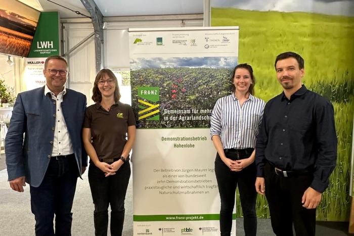 Diskussion auf Landwirtschaftlichem Hauptfest in Stuttgart 2026: Naturschutz in der Landwirtschaft gelingt nur gemeinsam!