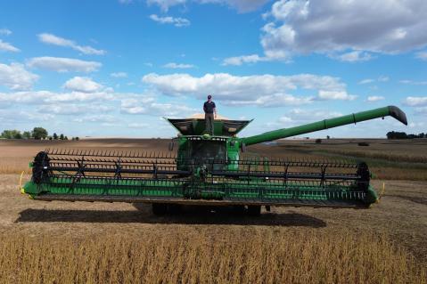 Erntemaschine in den USA
