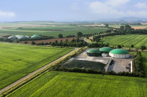 Luftbild Biogasanlagen