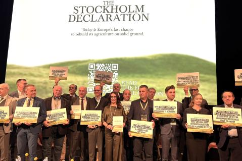 die Unterzeichner der Stockholmer Erklärung aus Copa und Cogeca
